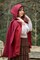 Hooded Fleece Cloak Short with Satin Lining, Wide Hood, Decorative Closure, Perfect for Ren Faires, Daily Wear, Cottagecore and Fairycore product 4